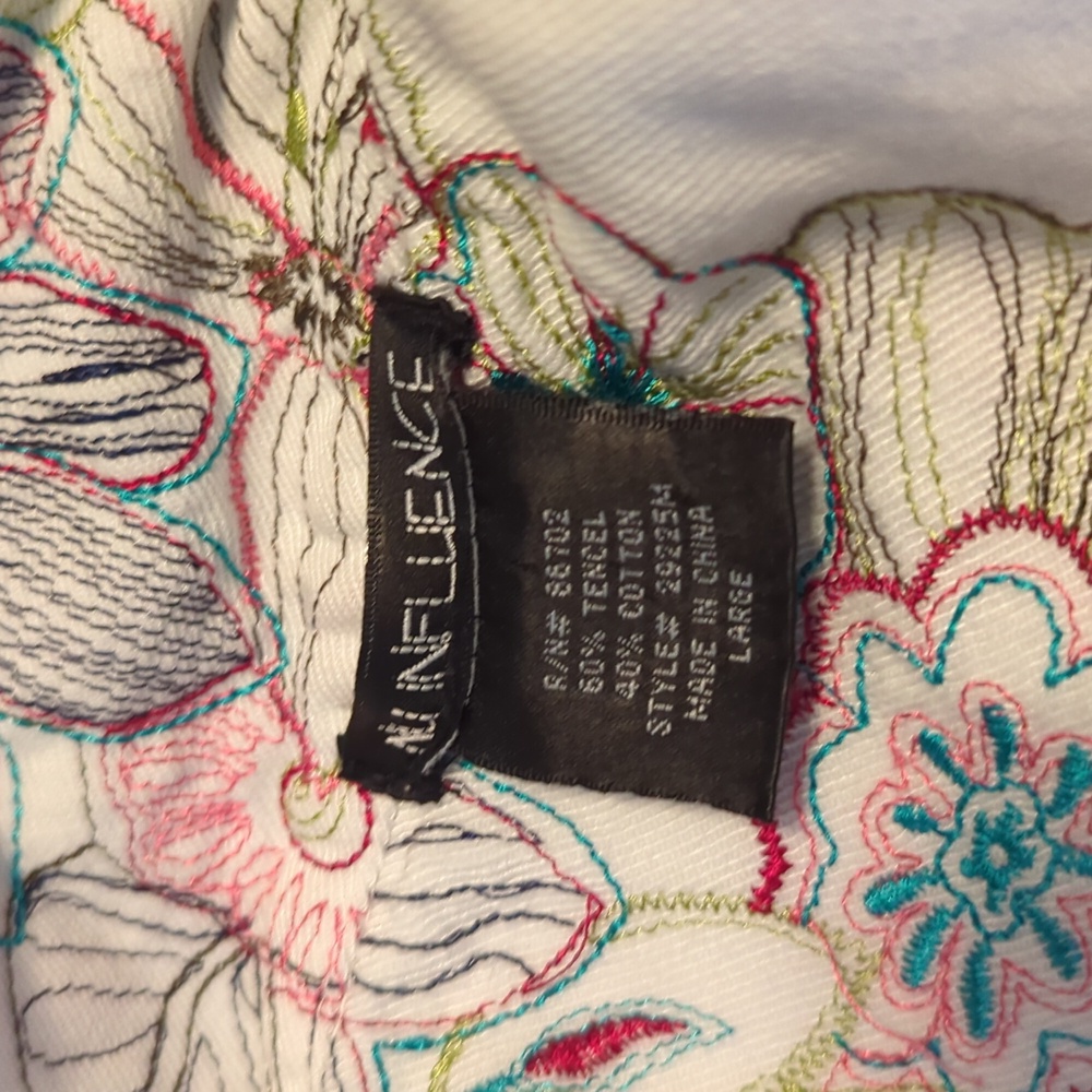 NU INFLUENCE embroidered jacket